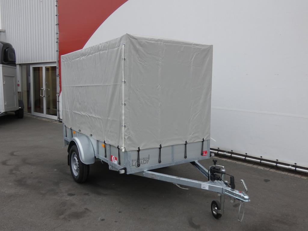 Loady Bakwagen enkelas 250x130cm 750kg